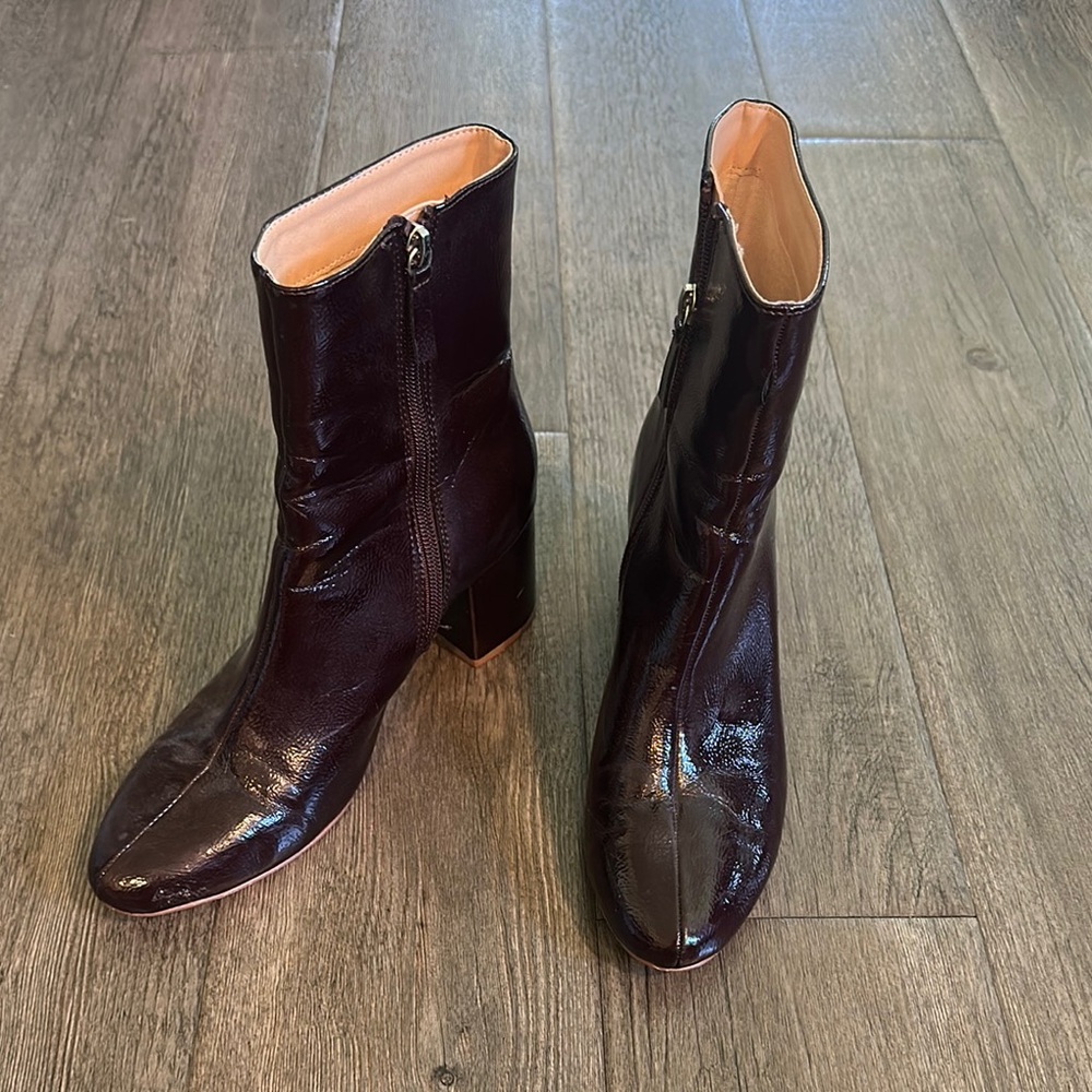 Urban Outfitters Purple Heeled Boots Elegant Style